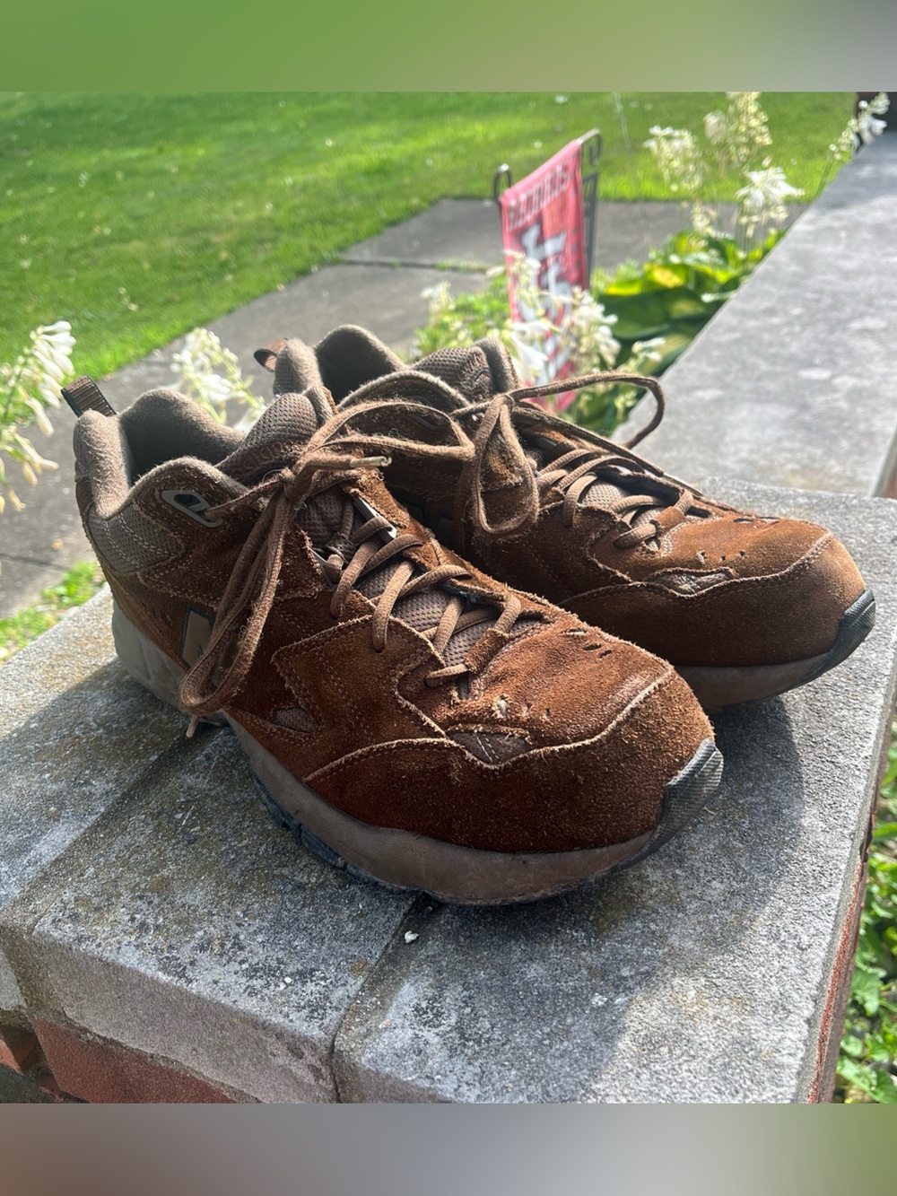 New Balance 608 Mens Size 13 4E Wide Walking Hiking Shoes Sneakers Brown Suede